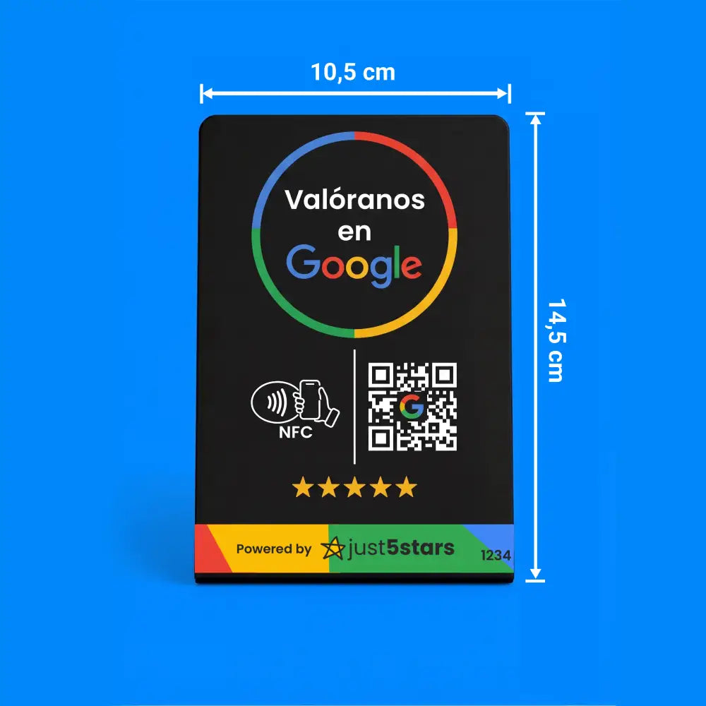 Expositor Reseñas Google NFC & QR (ES)