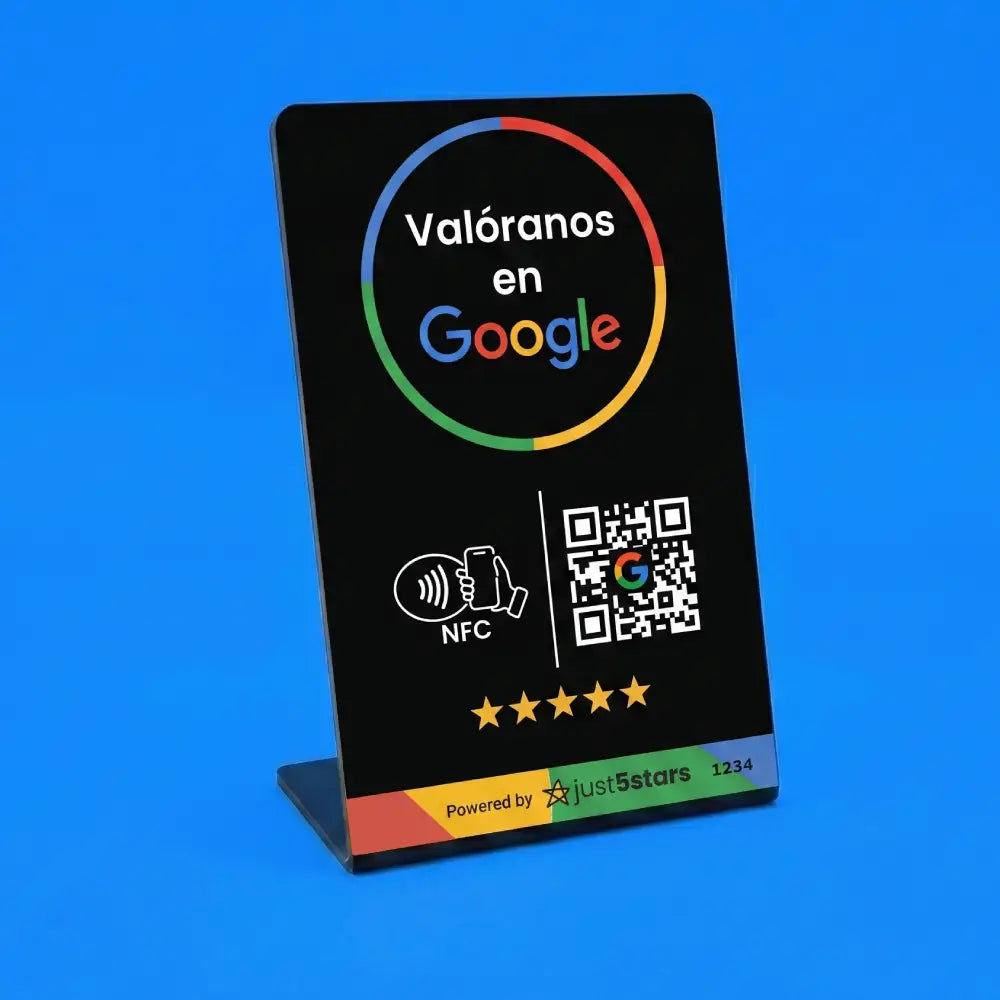 Expositor Reseñas Google NFC & QR (ES)