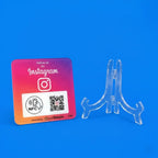 Placa Followers Instagram NFC & QR