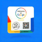 Placa Reseñas Google NFC & QR (ES)