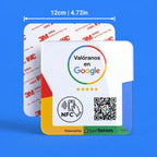Placa Reseñas Google NFC & QR (ES)