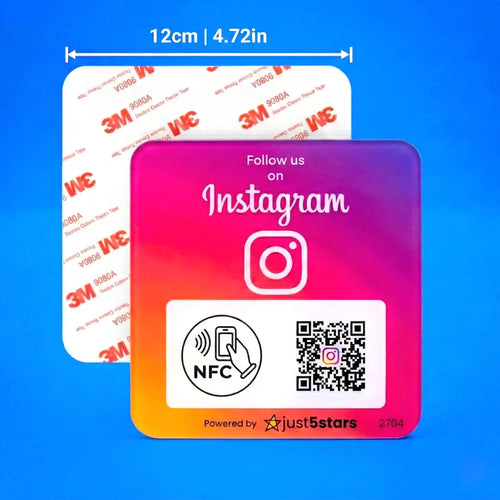 Cartel Followers Instagram NFC & QR