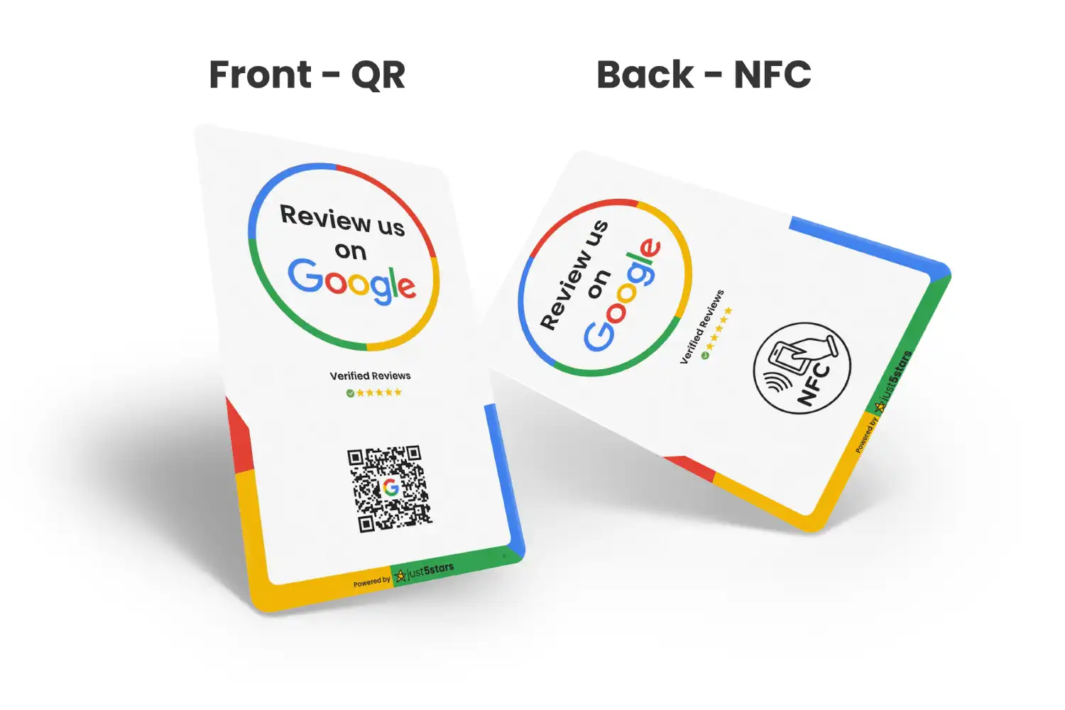 Google Review Cards with Logo - Customized for Your Brand - image 1